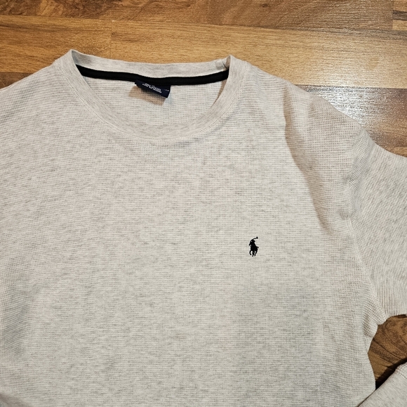 Polo Ralph Lauren Sleepwear XL  Long Sleeve Top White - Picture 6 of 6